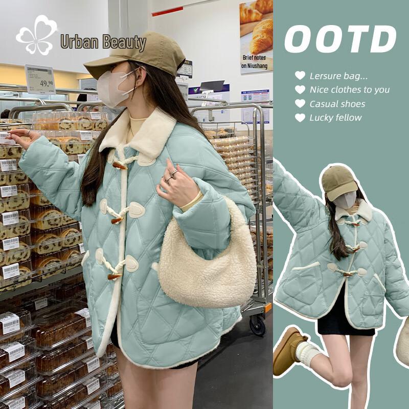 Women's Winter Warm Toggle Button Padded Jacket