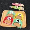 100Pcs Cartoon Print Cookie Candy Biscuit Bags Self-adhesive Gift Bag