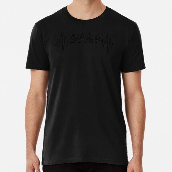 Hurdler Wave gift for sportler Made in Australia Tshirt S to 2XL
