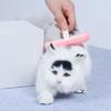 Pink and White Small Pet Comb Silicone Pet Silicone Comb Rabbit Fur Brush  Pet Home
