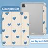 Для iPad 2022 gen10 10,9 CASE Простой любовный стиль, интеллектуальный защитный чехол-раскладушка Air4/5 10,9 mini4/5/6 с подставкой для карандашей
