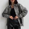2024 Retro Leopard Print Denim Jacket - Trendy, Loose, Versatile for Spring