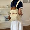 Школьная сумка1011 Новый мультяшный пес-повар в горошек рюкзак женский милый вышитый студенческий школьный рюкзак большой вместимости для поездок на работу