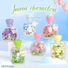 Non-Toxic Sanrio Perfume Bottle Blind Box Building Blocks Hellokitty Kuromi Pochacco Model Bricks With Light Ornaments Kids Diy Toys Gifts