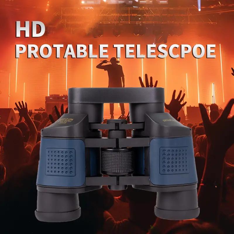 Бинокль 80X80 Высокое увеличение Профессиональный бинокль HD Портативный бинокль для охоты, активного отдыха, походов