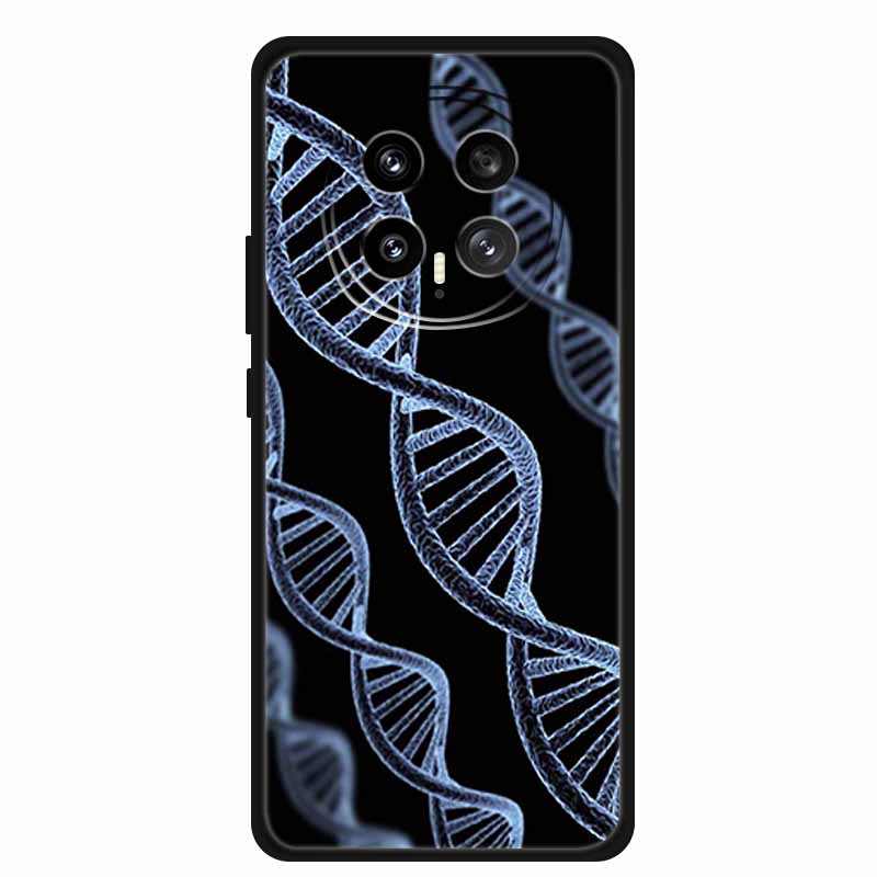 Защитный чехол для мобильного телефона For Honor Magic8 5G, с цветочным рисунком, мягкий, черный силикон, задняя крышка для Honor Magic 8 2025, чехол Funda