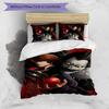 3pcs D-Death Note3 Design Cover Set - HD Printed Bedding with 1 Cover and 2 Pillowcases - Perfect for Home and Dorm Decor