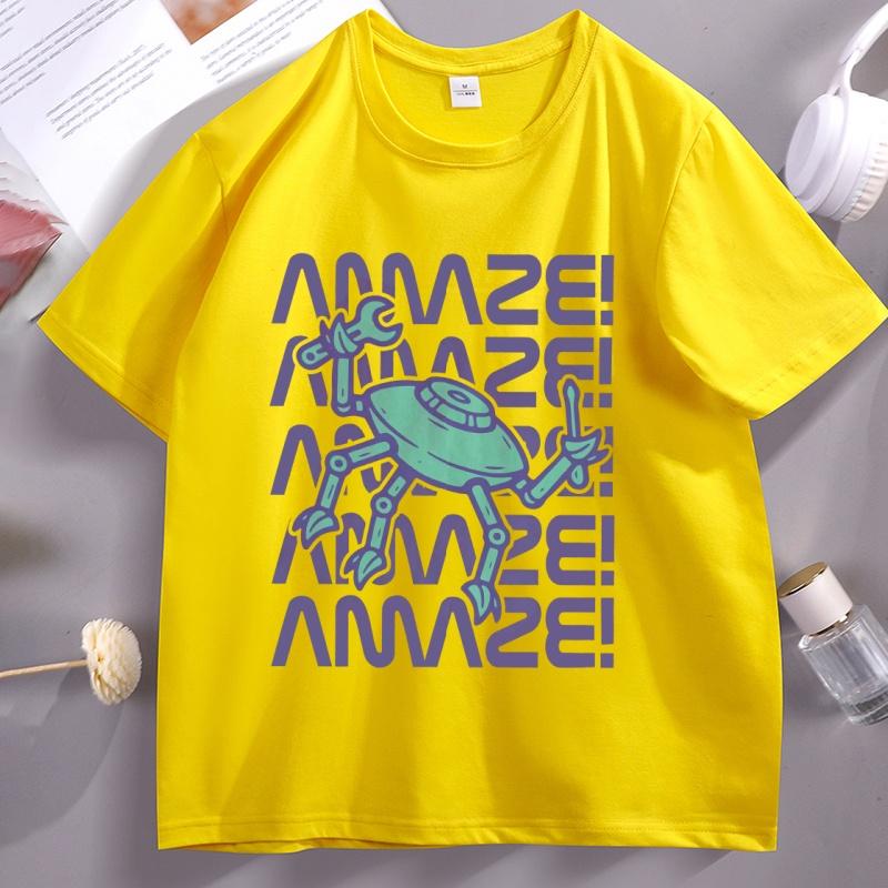 Project Hail Mary Rocky AMAZE Tshirt Unisex and Women New Summer Y2K Clothing Breathable Fashionable Round Neck Short Sleeved Top