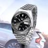 Seiko 5 Men's Automatic Charcoal Color Metal Watch