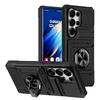 Чехол для Samsung S26 S25 S24 S23 Ultra Plus FE A57 15 56 с магнитным вращающимся кольцом-подставкой, усиленная защита от падений, чехол-кошелек