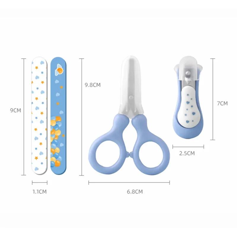 For Kids Nail Clipper Scissors Nail Clippers Children's Care Tools Storage Set Baby's Nail Clippers Kits Baby Nail Trimmer