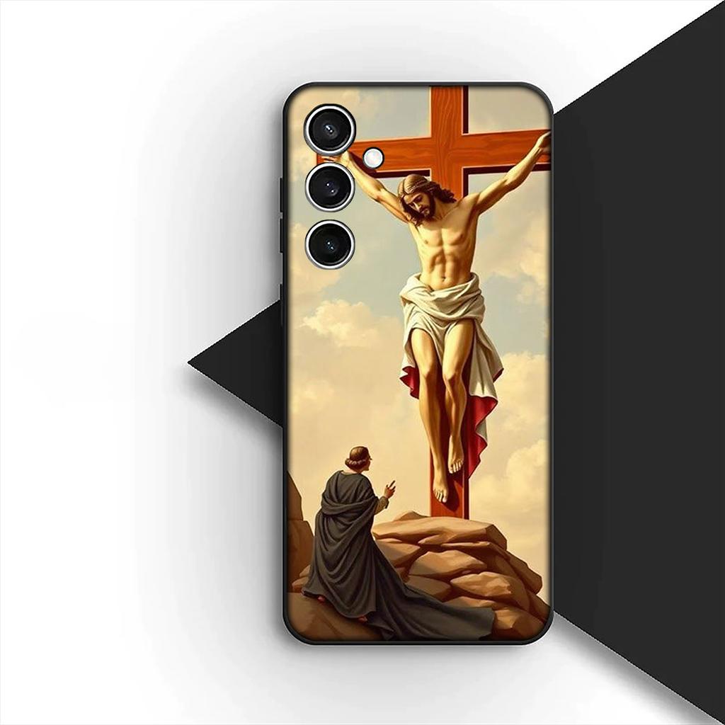 Jesus Christ God Christian Cross Cover for Motorola Moto G86 G57 E14 E15 G14 G34 G67 G13 G24 A54 G15 Power E22 Coque Phone Case