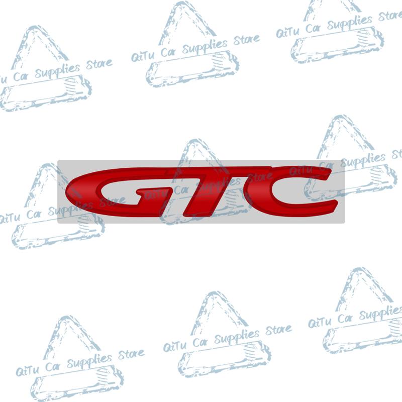 3D Metal GTC Logo Car Front Grille Emblem Rear Trunk Badge Decor Sticker For Opel Astra Insignia Corsa Vectra Zafira Mokka OPC