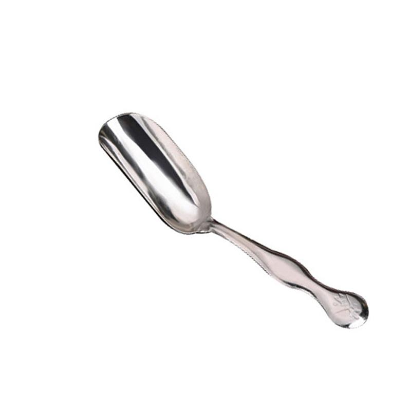 Stainless Steel Measuring Shovel Spoon Vintage Loose Leaf Tea Scoop Coffee Bean Scooper Long Handle Teaspoon For Kitchen Sugar