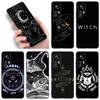 Чехол для телефона «Ведьма и кот» на заказ для Xiaomi Mi A2 8 9 SE Note 10 10T 11 12 Lite 9T 11T 12S 12T Pro A3 6X 12X, мягкий черный чехол из ТПУ