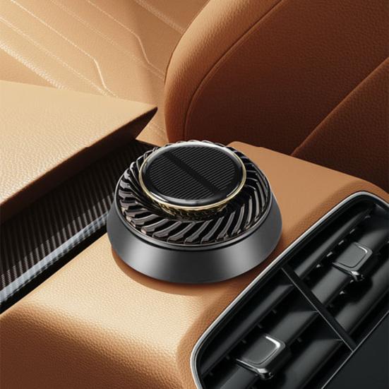 Автомобильный освежитель воздуха, солнечная энергия, автоматический вращающийся диффузор эфирного масла, простая установка, ароматерапия, аксессуары для очистителя воздуха