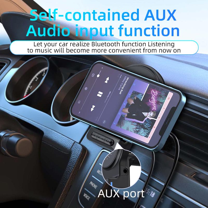 Магнитный держатель для телефона в машину, Bluetooth-приемник для автомобильного воздуховода, держатель для телефона в машину, сильная магнитная подставка