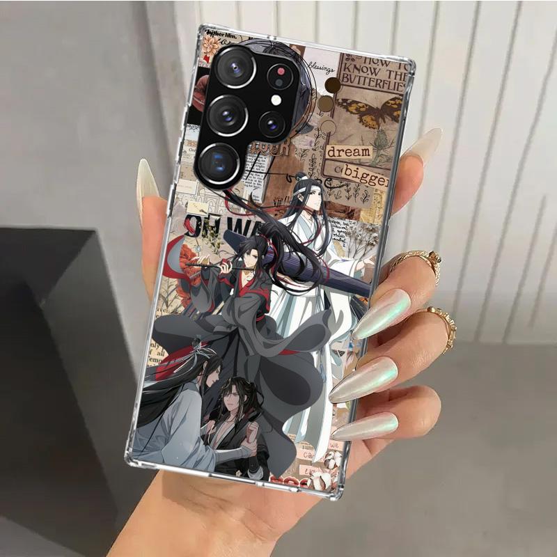 Чехол для телефона Аниме Мо Дао Цзу Ши для Samsung Galaxy S25 S24 S23 Ultra S22 S21 Plus S20 FE S10 + S10E S25U Мягкий печатающий корпус S24 S23