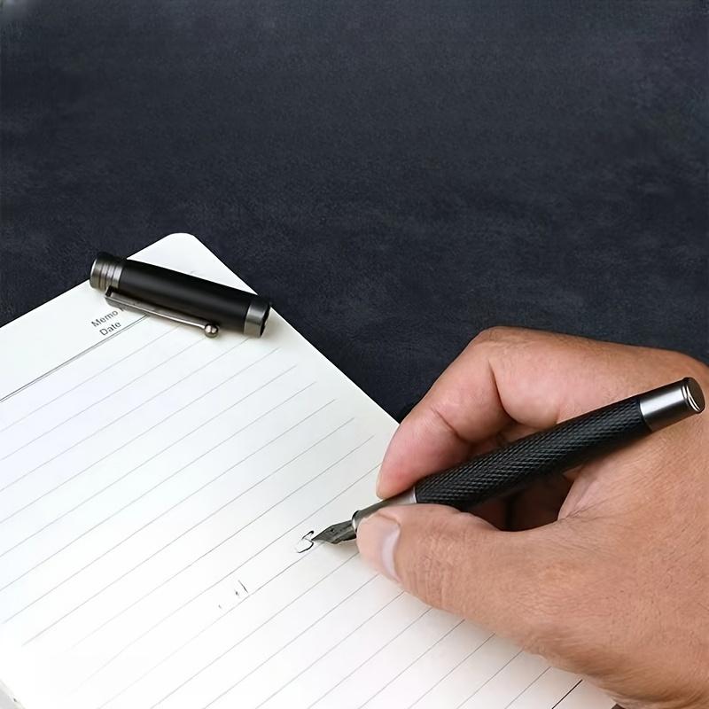 Black Forest Brass Fountain Pen, 0.5mm Black Pen Tip - Elegant Business Office Gift