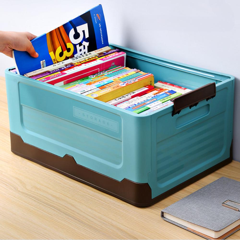 Foldable Plastic Organizer Portable Stackable Free Combination Storage Box Dormitory Household Miscellaneous Storage Container