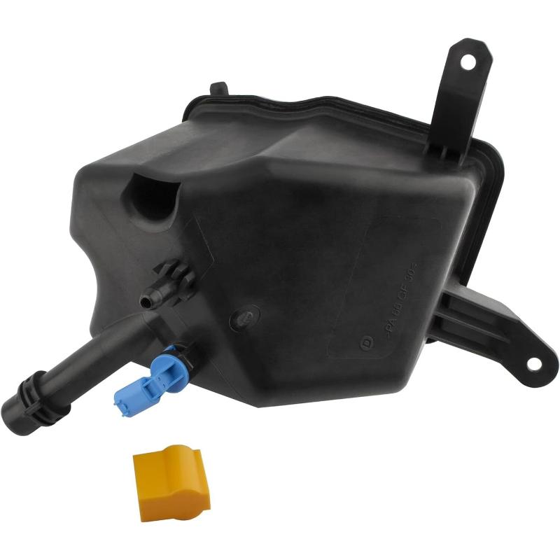 Car Engine Coolant Expansion Pot with Cover for BMW E60 E61 525i 528i 530i 535i 17137542986 17137519219 17137542986
