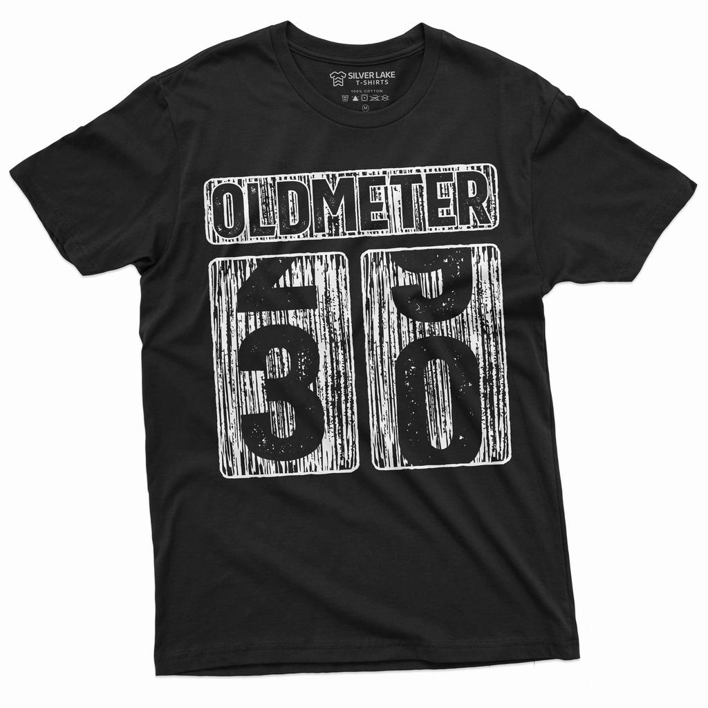 Men's 30th Birthday T-shirt Funny Tee Oldmeter Odometer age gift Tee shirt