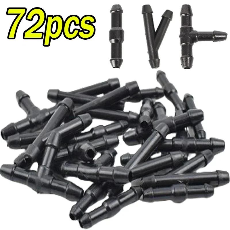 18-90x Тройник для шланга омывателя лобового стекла типа T Y I, форсунка для шланга омывателя, шланг для воды для очистки стеклоочистителя, соединитель шланга, автомобильные аксессуары