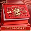 Календарь-домик на 2026 год Лошади Традиционный настольный перекидной календарь Новогодний календарь Ежедневное планирование