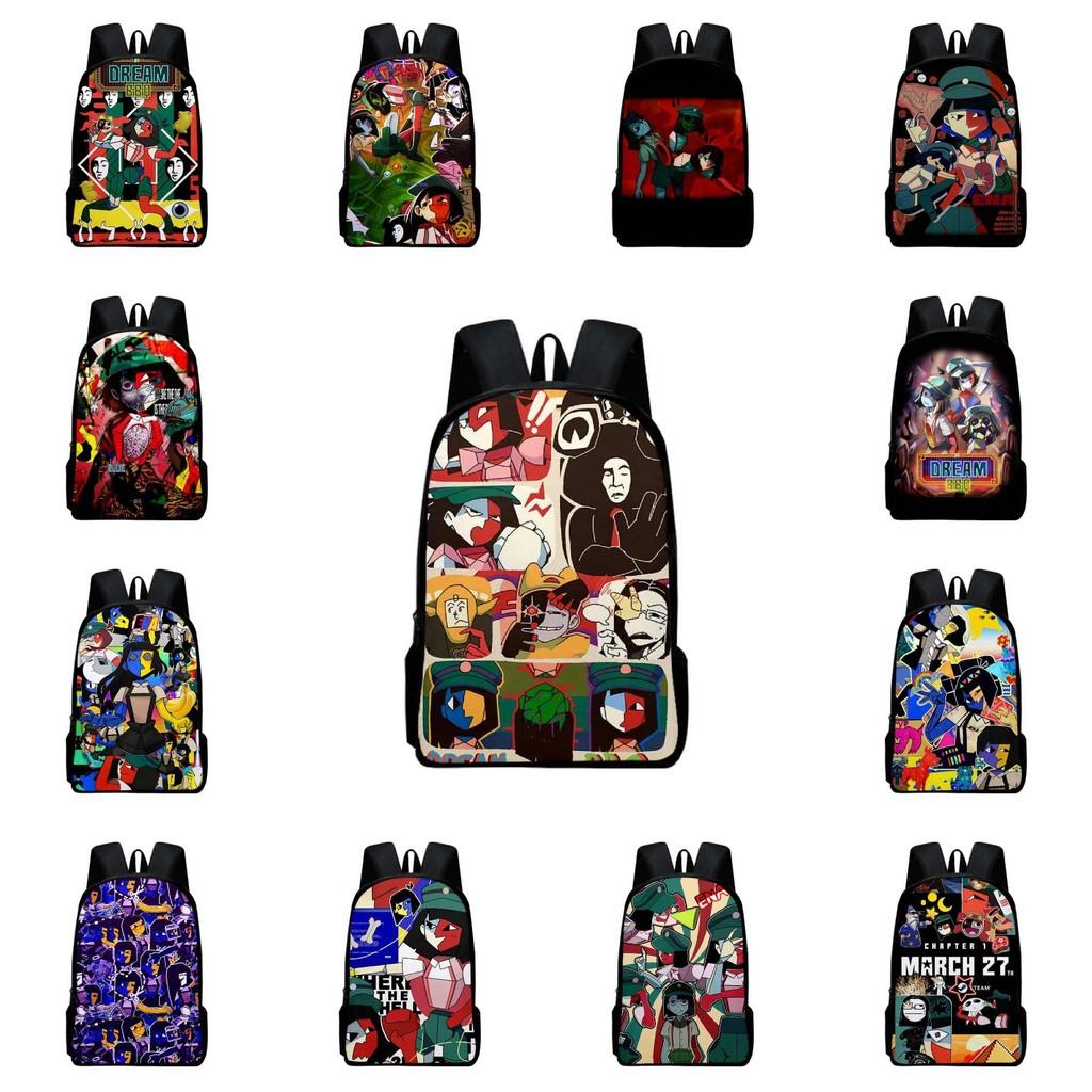 Bbq Dream Ena Student Book Backpack Fashionable Prints Schoolbag Gifts Kids