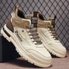 Мужские кроссовки, осенняя мода, высокие повседневные ботинки на мягкой подошве, для бега, для ходьбы, кроссовки на шнуровке, теннисные туфли для мужчин