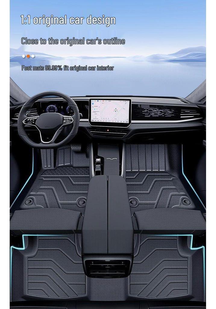 Новые 26-модельные всепогодные коврики из ТПЭ с полным покрытием для Lincoln MKC - Защита водительской стороны, Замена оригинального коврового покрытия.