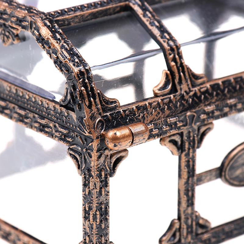 Творческий пиратский прозрачный ящик для драгоценностей пластиковая коробка пиратская сцена декоративный реквизит прозрачный ящик для хранения