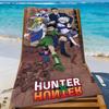 Комикс Hunter X Hunter Полотенце Пляжное Полотенце Дорожное Легкое Приятное для Кожи для Бассейна Пляжа Кемпинга Круиза Лето