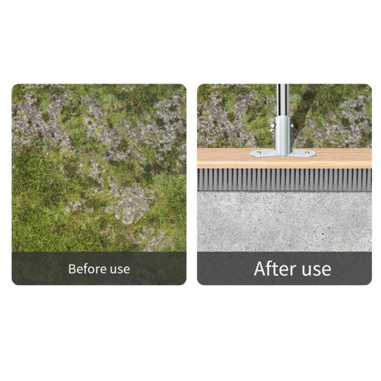 Щетка для пола Щетина из нержавеющей стали Щетка для чистки патио, бетона, каменных поверхностей Универсальная щетка для наружной уборки