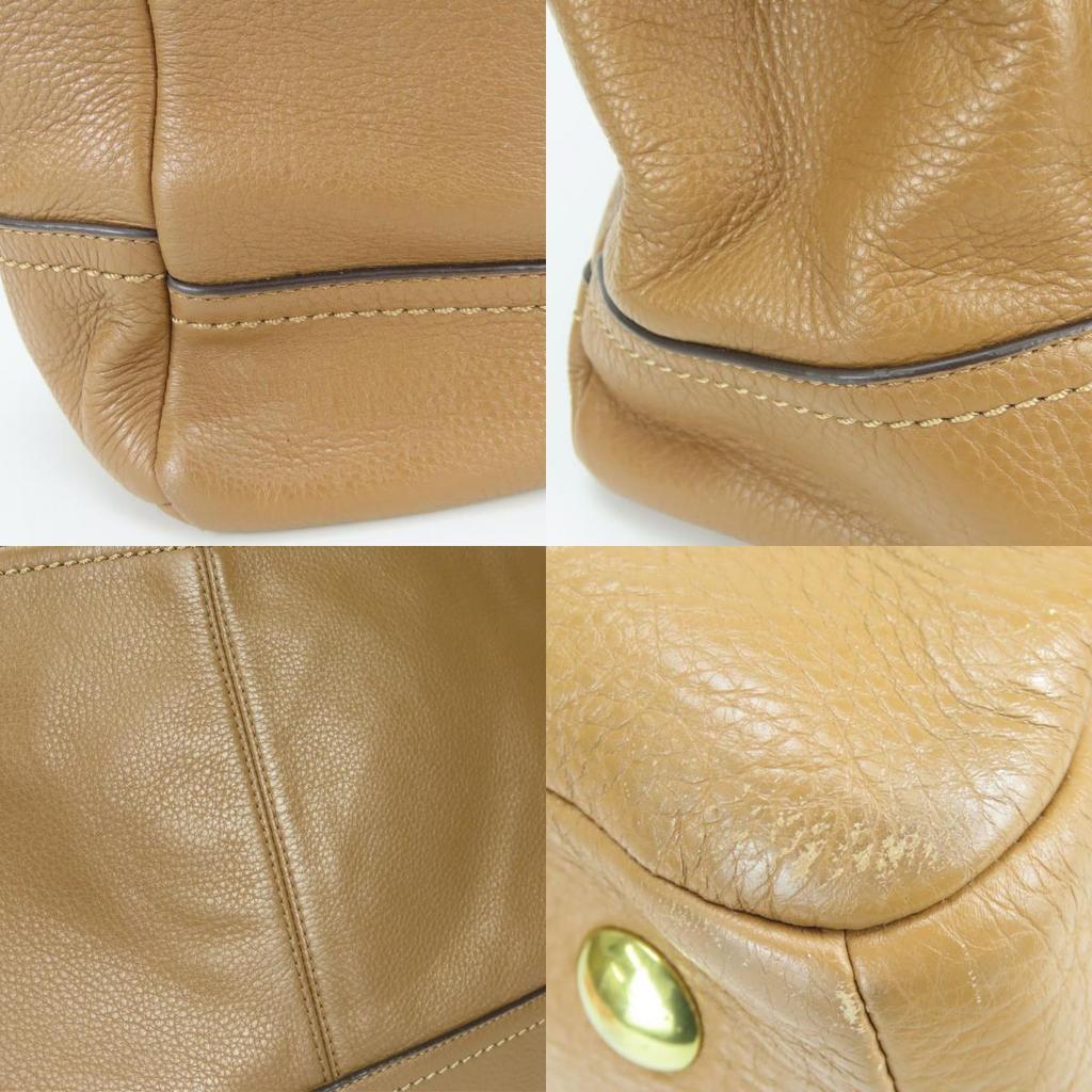 Used COACH Tote Bag F23280 leather Brown Everyday use