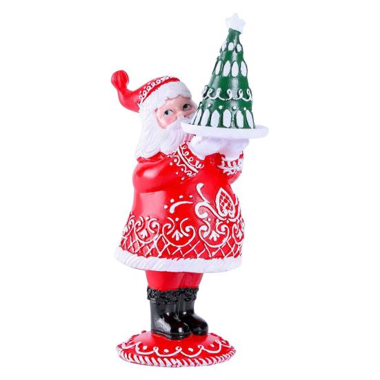 Рождественские украшения из смолы Санта-Клаус с пряничным домиком создают атмосферу, украшения стола на Рождество