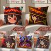 Горячий Аниме K-Konosuba M-Megumin Kono Наволочка Подушка Короткий Плюш Невидимая Молния Комната Диван Наволочка