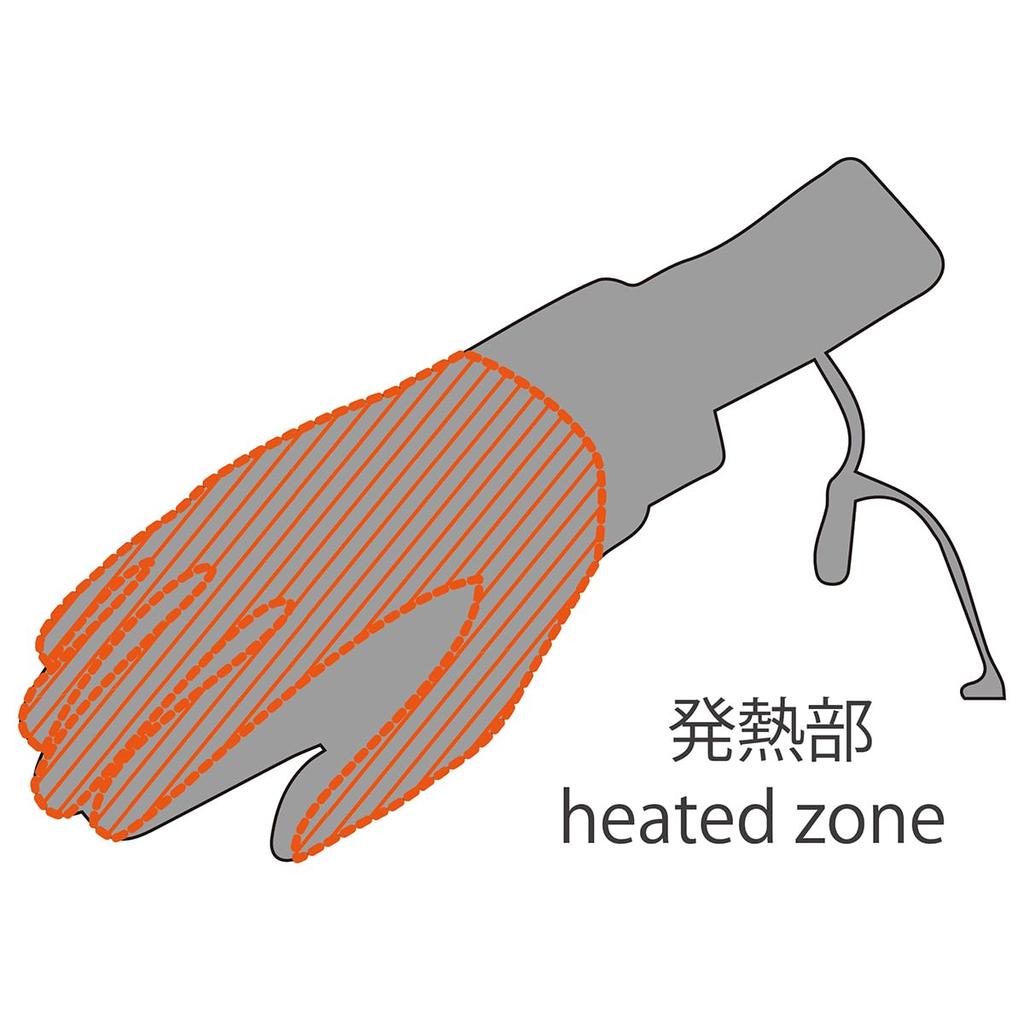 KOMINE Heated Motorcycle 12V Inner for and Spring Gloves, Gloves, Black, XL, EK-204 1182, Autumn, Winter,