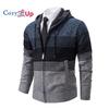 Cozy Up Новая осенне-зимняя мужская куртка, теплая кашемировая повседневная шерстяная куртка на молнии, облегающая флисовая куртка, мужское пальто, платье, трикотаж, мужской