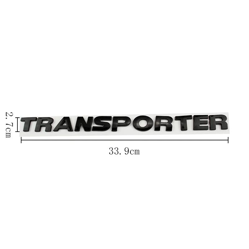 PET1 Car ABS Trunk Letters Words Logo Badge Emblem Decals Sticker For Volkswagen VW TRANSPORTER T4 T5 T6 T7 T8 Styling Accessories
