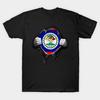 Мужская черная футболка с принтом, очень большая футболка belize-flag-proud-belizean, хлопковая футболка с принтом на бумаге No-Cut Transfer Paper