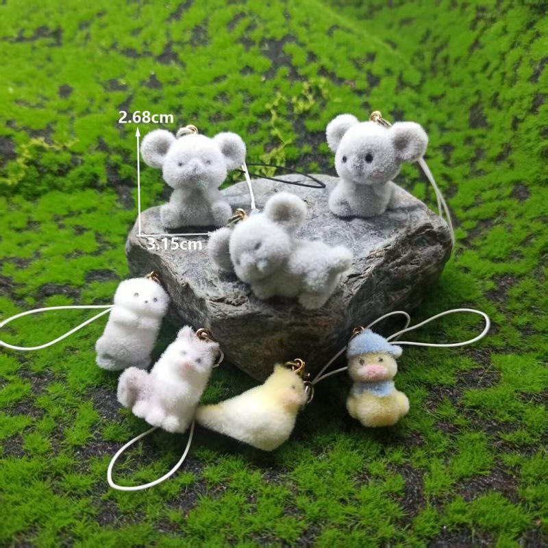Милый 3D плюшевый кулон из смолы, мини-кукла, подвеска для мобильного телефона, аксессуары для DIY ювелирных изделий