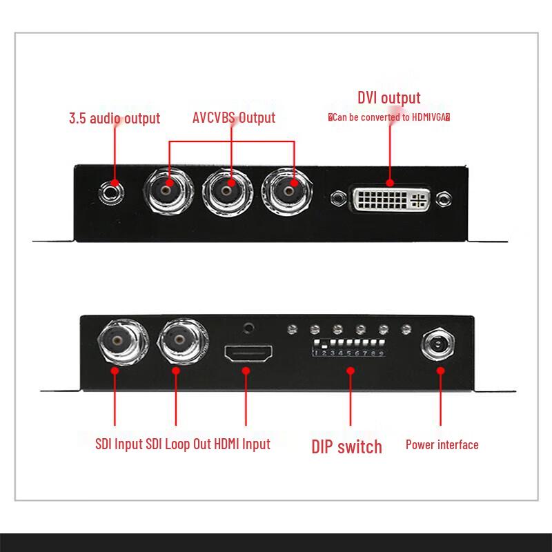 TCHD Video SDI HDMI to Multi HD Video Converter