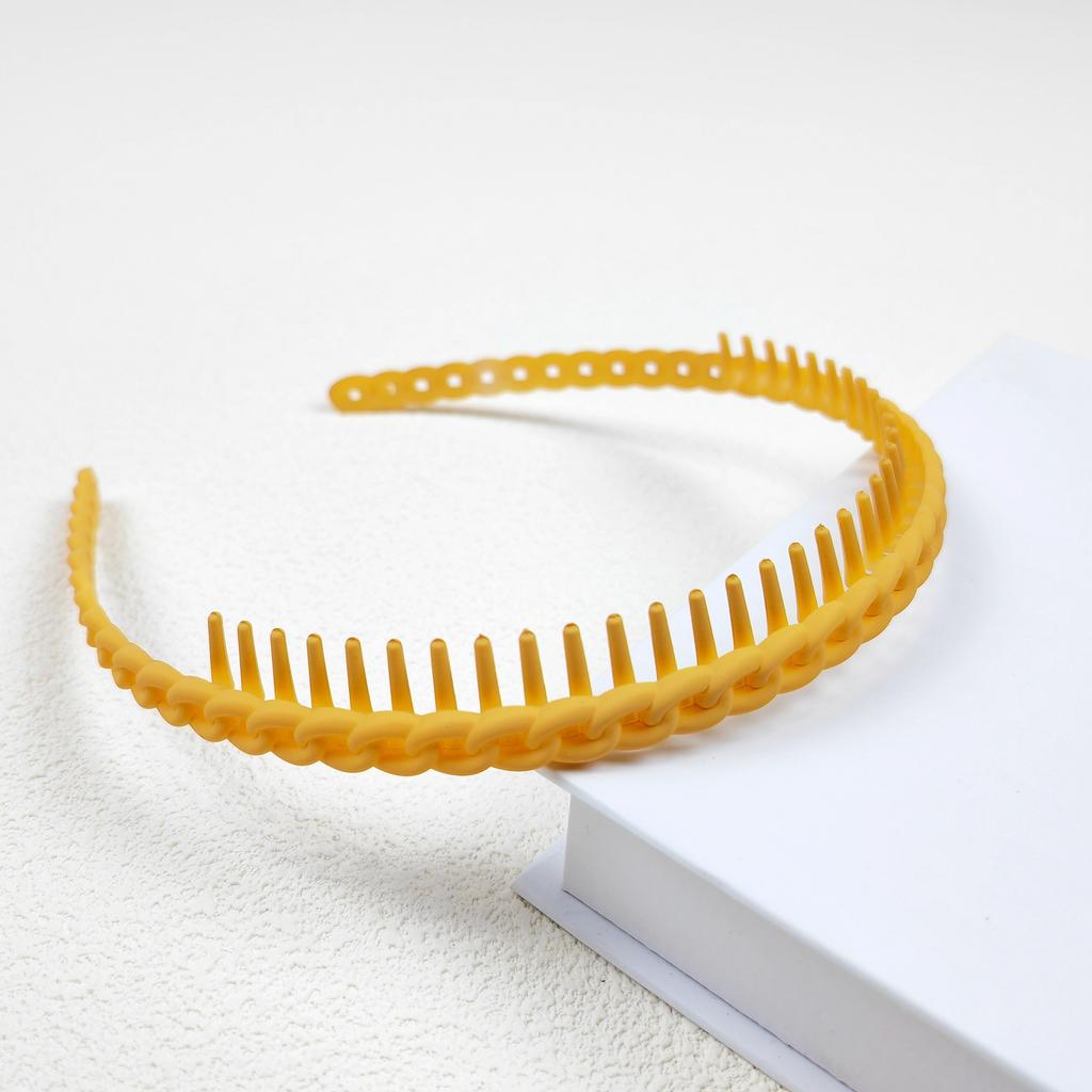 1PC Hair Clip Frosted Color Headband Women's Non-slip Band Teeth Simple Pressure Headband Face Headband Hair Accessories