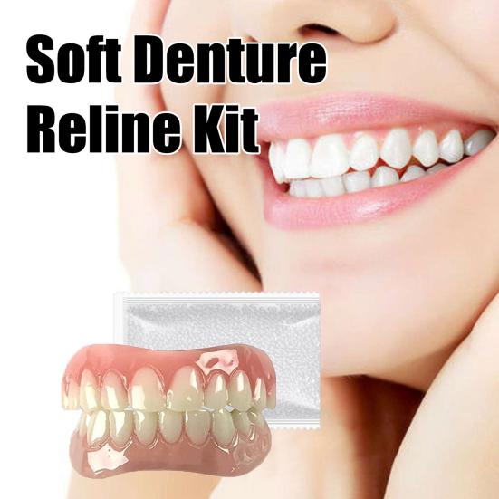 Yousheng 1 комплект косметических зубных протезов, виниров для мужчин и женщин, верхних и нижних искусственных зубов, временное покрытие пятен на зубах, естественный оттенок, уверенная улыбка, набор накладных зубов