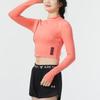 Under Armour Short Slim Comfortable Breathable Casual Long Sleeve T-Shirt Women Tops Pink 1365641-819