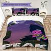 Peak Pattern Bedding,Quilt Set Quilt Cover Pillowcase Home Birthday Gift(1 * duvet cover + 2 * pillowcase, without core)_lx