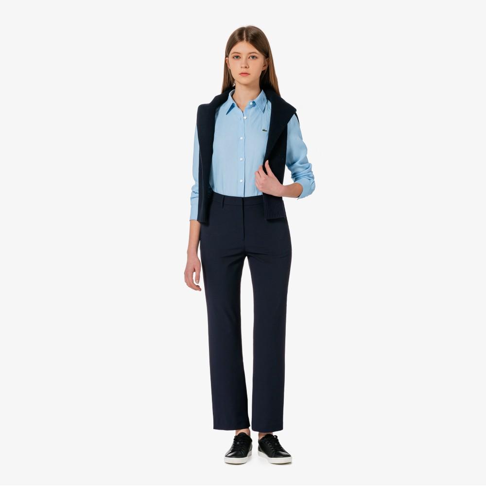[lacoste] Women's Regular Fit Linen Shirt CF005E-56GHBA