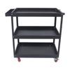 3 Tier Rolling Tool Cart, Industrial Service Cart, Heavy Duty Steel Utility Cart, Tool Organizer, Design for Garage, Warehouse