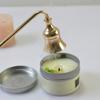 Candle Extinguisher Elegant Bell Shaped Wick Cover Metal Candle Stopper Rust-proof Extinguishing Tool with Short And Long Length Options